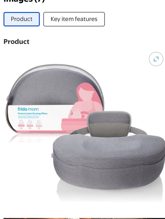 Other - Gray Nursing Pillow for Kids Accessories